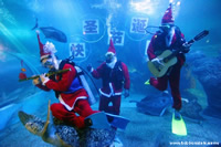 Babbo Natale musicista marino